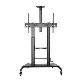 Soporte de Suelo Inclinable con Ruedas y Manivela Aisens FT100TE-123 para TV 60-100'/ hasta 100kg