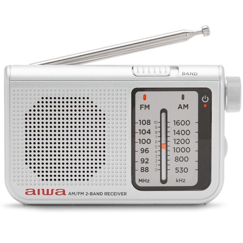 Radio Portátil Aiwa RS-55SL/ Plata - Ítem