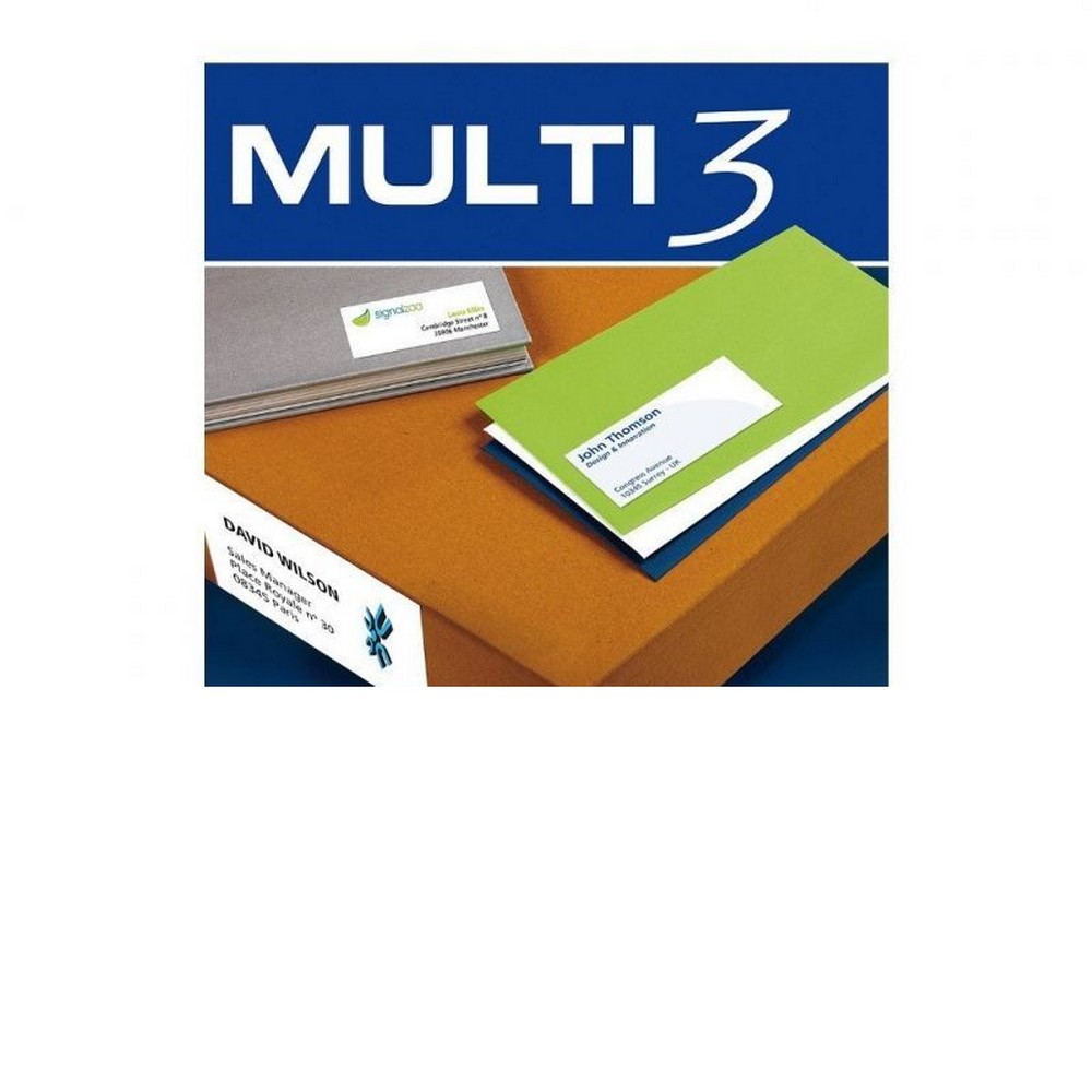 Etiquetas Adhesivas Apli Multi3/ 48.5 x 25.4mm/ 100 Hojas