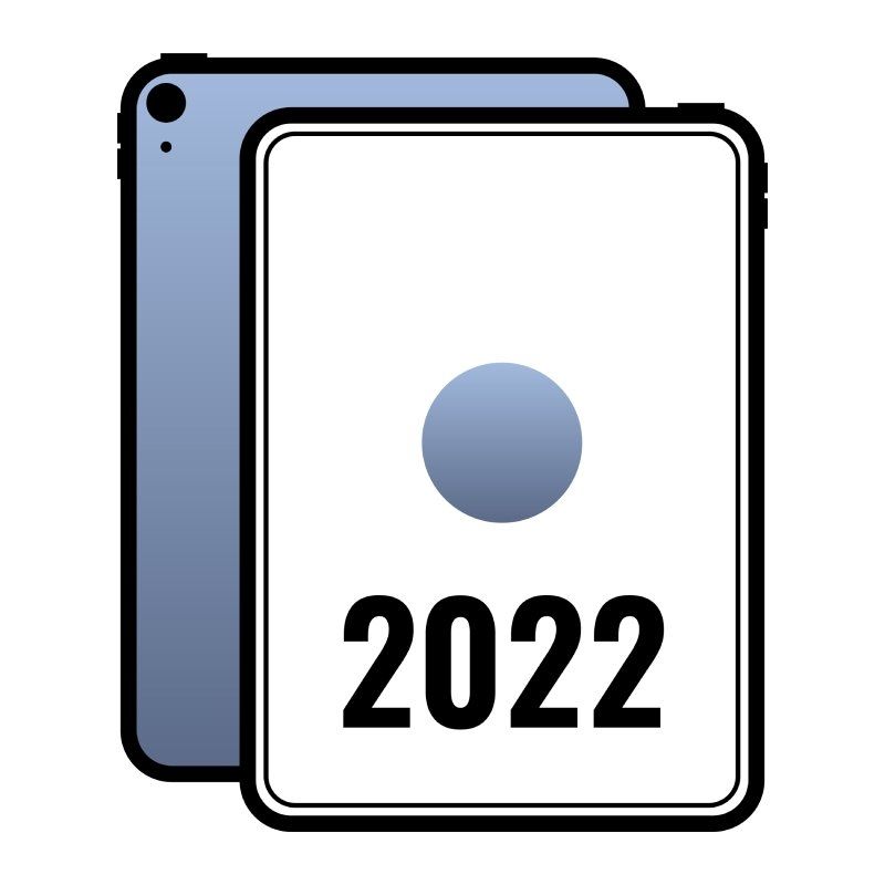 Apple iPad 10.9 2022 10th WiFi/ A14 Bionic/ 256GB/ Azul - MPQ93TY/A - Ítem