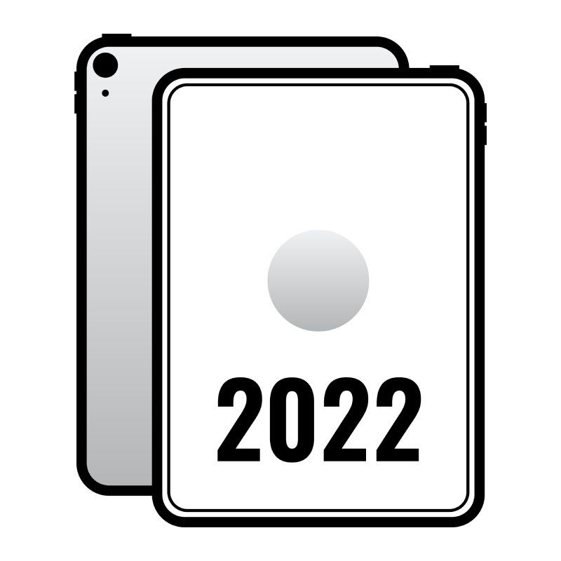 Apple iPad 10.9 2022 10th WiFi/ A14 Bionic/ 256GB/ Plata - MPQ83TY/A - Ítem