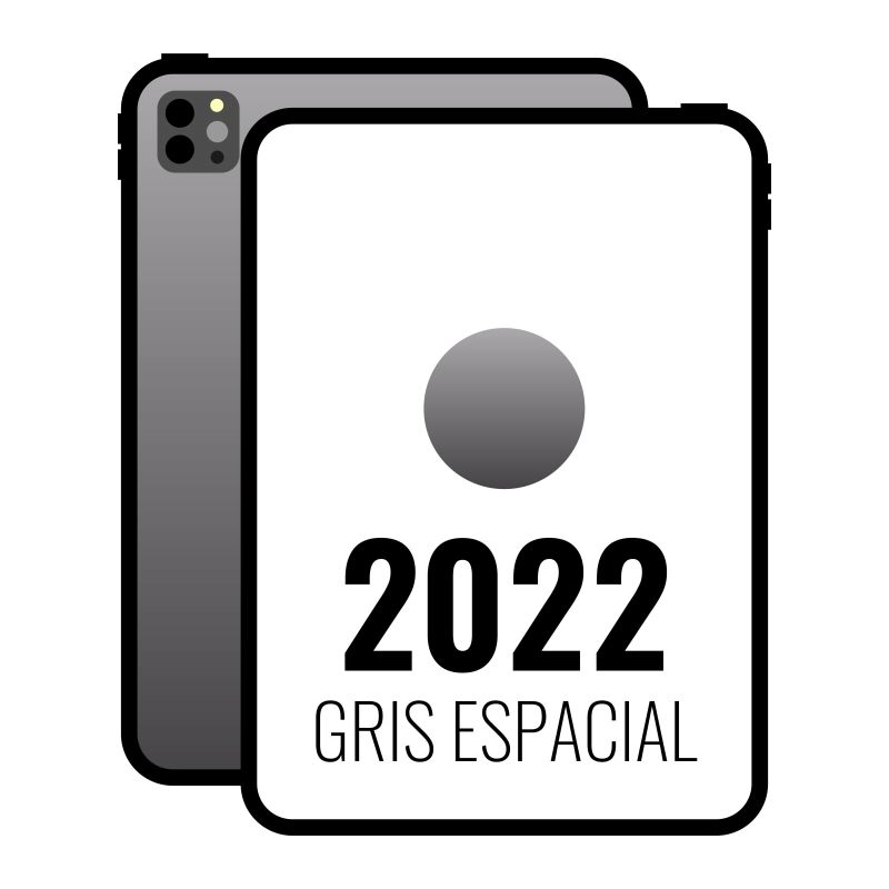 Apple iPad Pro 12.9' 2022 6th WiFi/ M2/ 512GB/ Gris Espacial - MNXU3TY/A - Ítem