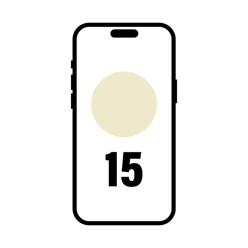 Smartphone Apple iPhone 15 512Gb/ 6.1'/ 5G/ Amarillo - Ítem