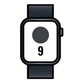 Apple Watch Series 9/ GPS/ 41mm/ Caja de Aluminio Medianoche/ Correa Deportiva Loop Medianoche