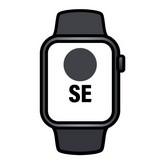 Apple Watch SE/ GPS/ 40mm/ Caja de Aluminio Medianoche/ Correa Deportiva Medianoche S/M