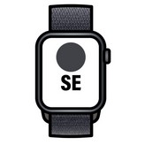 Apple Watch SE/ GPS/ 40mm/ Caja de Aluminio Medianoche/ Correa Loop Deportiva Tinta