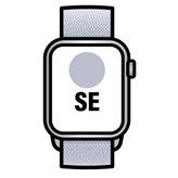 Apple Watch SE/ GPS/ 40mm/ Caja de Aluminio/ Correa Loop Deportiva Azul Nube