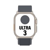 Apple Watch Ultra 3/ GPS/ Cellular/ 49mm/ Caja Titanio Negro/ Correa Loop Alpine Negra M