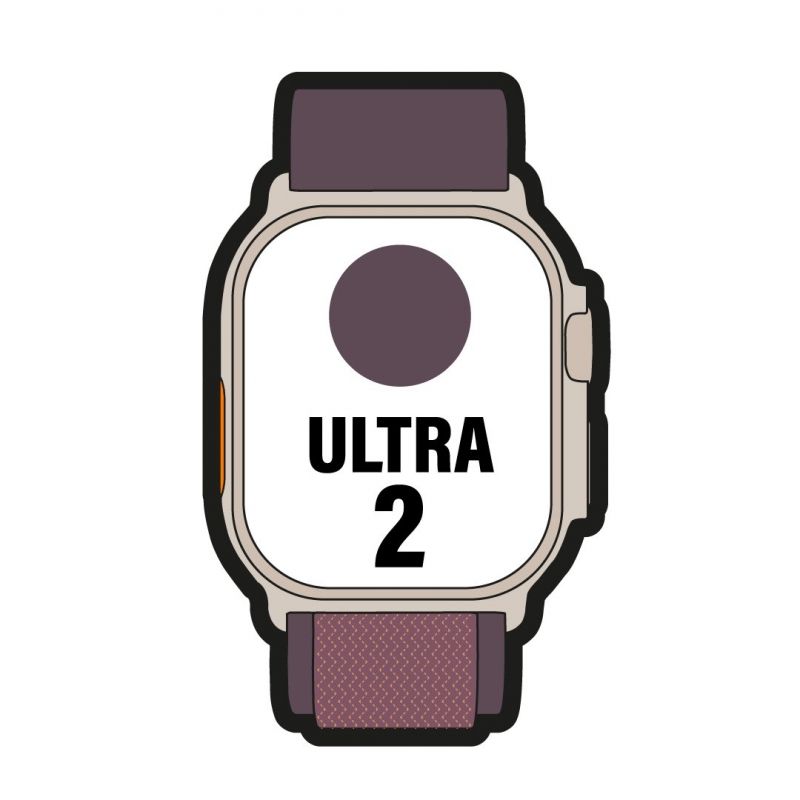 Apple Watch Ultra 2/ GPS/ Cellular/ 49mm/ Caja de Titanio/ Correa Loop Alpine Indigo L Grande - Ítem