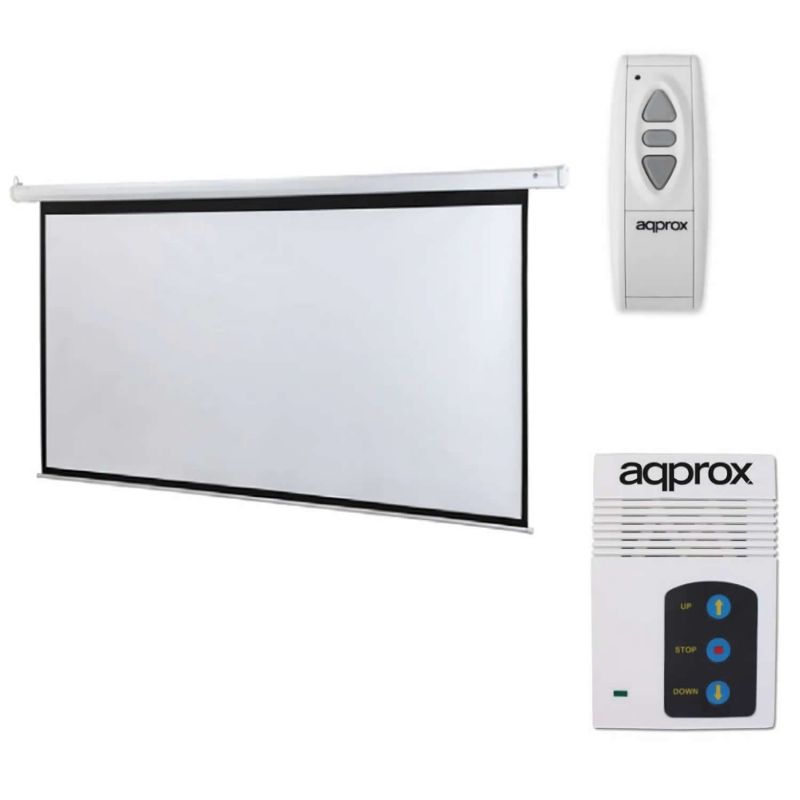 Pantalla de Proyección Eléctrica Approx appP106E/ 234 x 131cm - Ítem