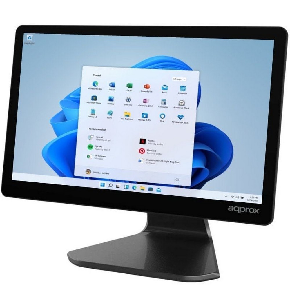 TPV Approx appTPV05+G8-256W11 Intel Celeron J4125/ 8GB/ 256GB SSD/ 15.6'/ Táctil/ WiFi/ Win11