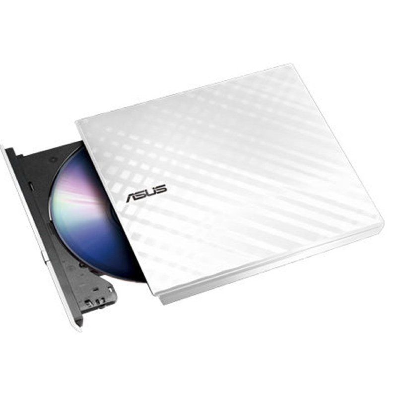 Grabadora Externa CD/DVD Asus SDRW-08DS2S-U Lite/ Blanco - Ítem