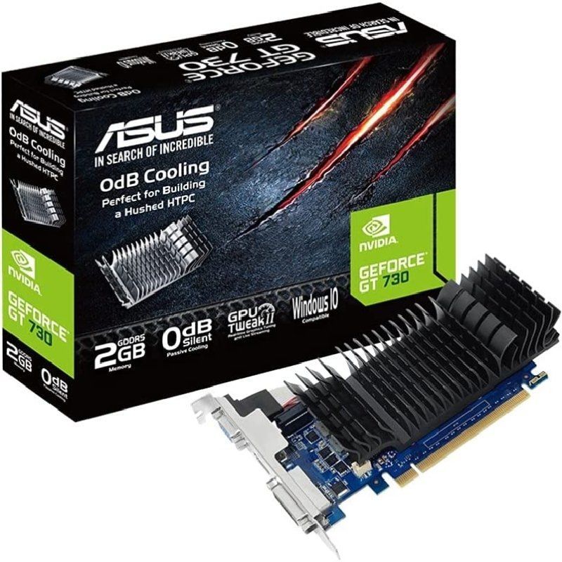 Tarjeta Gráfica Asus GeForce GT 730/ 2GB GDDR5 - Ítem