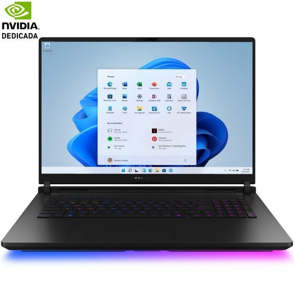 Portátil Gaming Asus ROG Strix SCAR 18 G835LX-SA046W Intel Core Ultra 9-275HX/ 64GB/ 4TB SSD/ GeForce RTX 5090/ 18'/ Win11