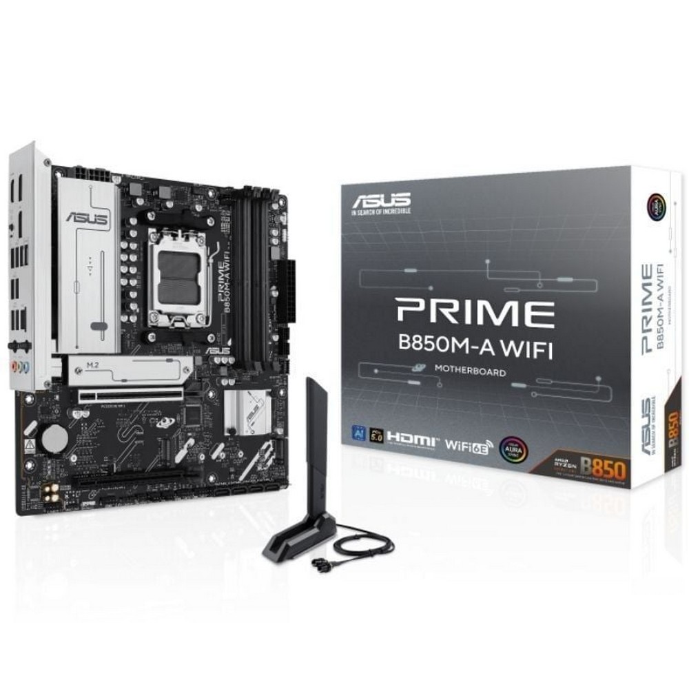 Placa Base Asus PRIME B850M-A WIFI Socket AM5/ DDR5/ PCIe 5.0/ Micro ATX