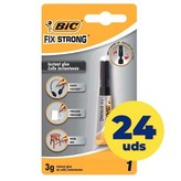 Caja de Pegamento en Tubo Bic Fix Strong/ 3g/ 24 unidades