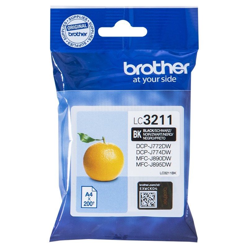 Cartucho de Tinta Original Brother LC-3211BK/ Negro