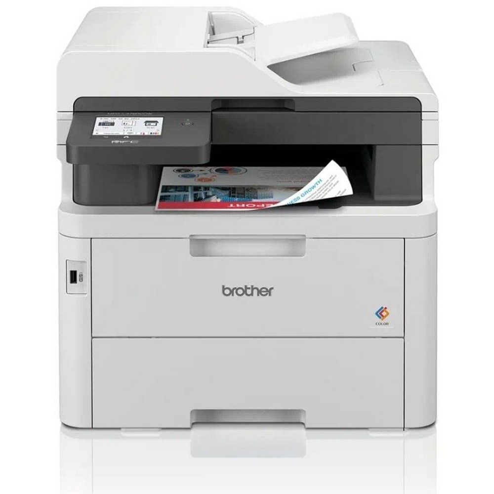 Multifunción Láser Color Brother MFC-L3760CDW WiFi/ Fax/ Dúplex/ Negra