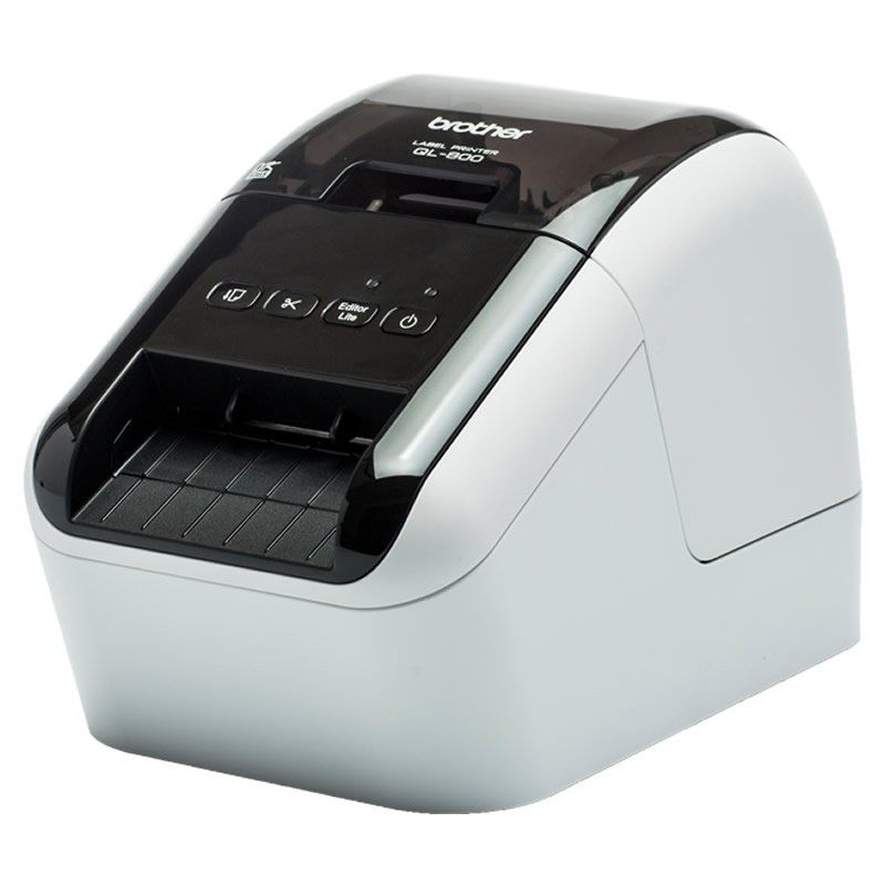 Impresora de Etiquetas Brother QL-800/ Térmica/ Ancho etiqueta 62mm/ USB/ Blanca y Negra - Ítem