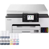 Multifunción Recargable Canon MAXIFY GX1050 MegaTank 3 en 1 WiFi/ Dúplex/ Pack impresora + consumibles XL/ Blanca