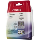 Cartucho de Tinta Original Canon PG-40 + CL-41 Multipack/ Negro/ Tricolor