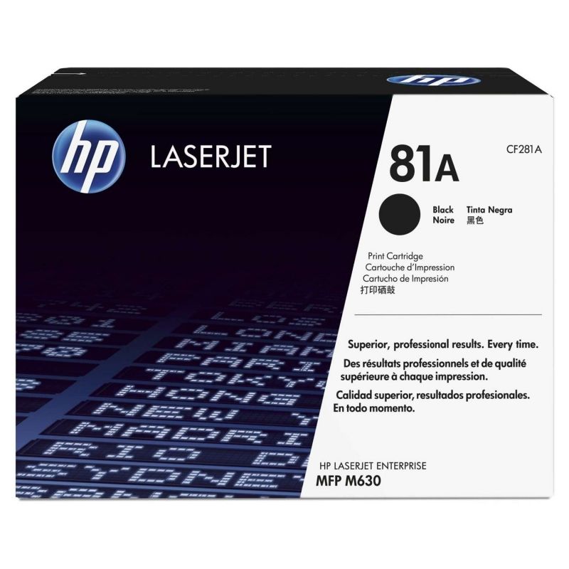Tóner Original HP nº81A/ Negro - Ítem