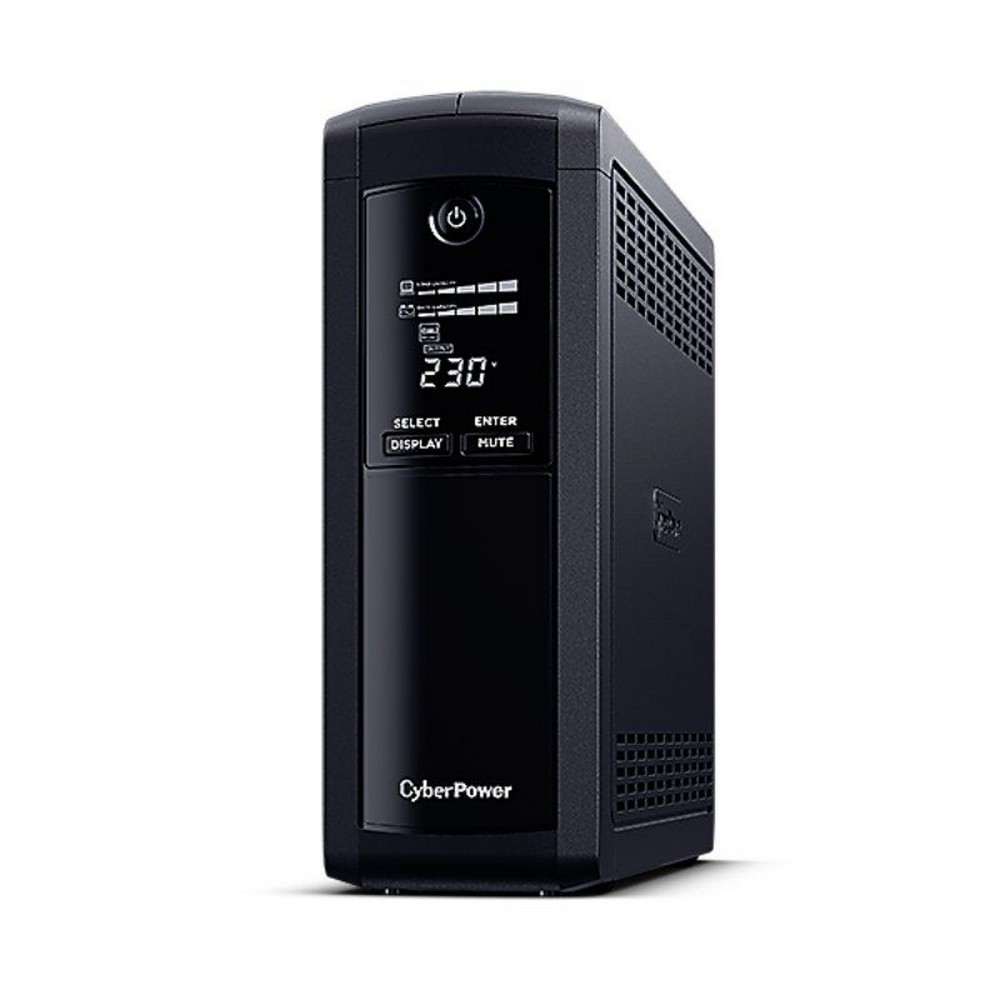SAI Línea Interactiva Cyberpower VP1200ELCD-DE/ 1200VA-720W/ 5 Salidas/ Formato Torre - Ítem