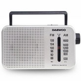 Radio Portátil Daewoo DW1122/ Plata