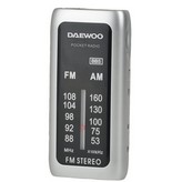 Radio Portátil Daewoo DW1129/ Plata