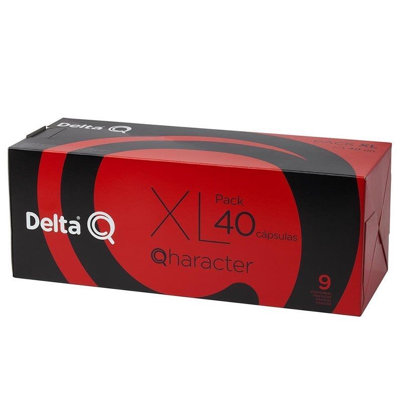 Cápsula Delta Qharacter para cafeteras Delta/ Caja de 40