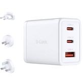 Cargador de Pared GaN D-Link DCP-651/ 2xUSB Tipo-C/ 1xUSB/ 65W