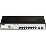 Switch Gestionado D-Link DGS-1210-08P/ 8 Puertos/ RJ45 10/100/1000/ SFP/ PoE