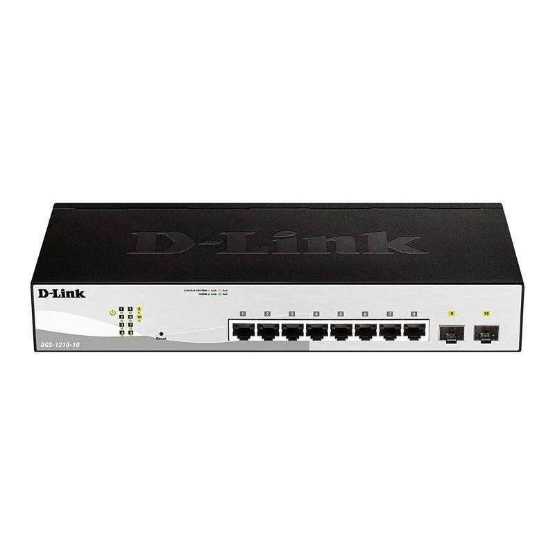 Switch D-Link DGS-1210-10 10 Puertos/ RJ-45 Gigabit 10/100/1000 SFP - Ítem