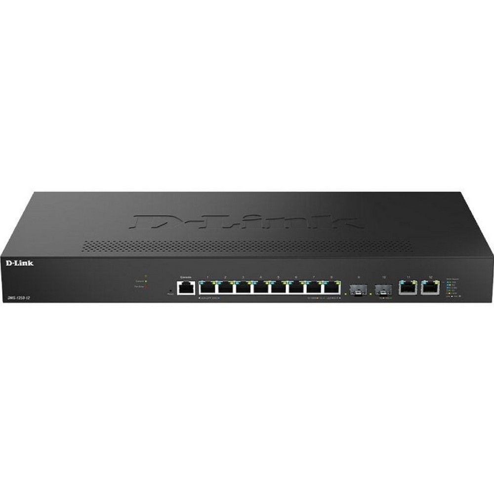 Switch D-Link DMS-1250-12/E 12 Puertos/ RJ-45 Gigabit 10/100/1000/ SFP