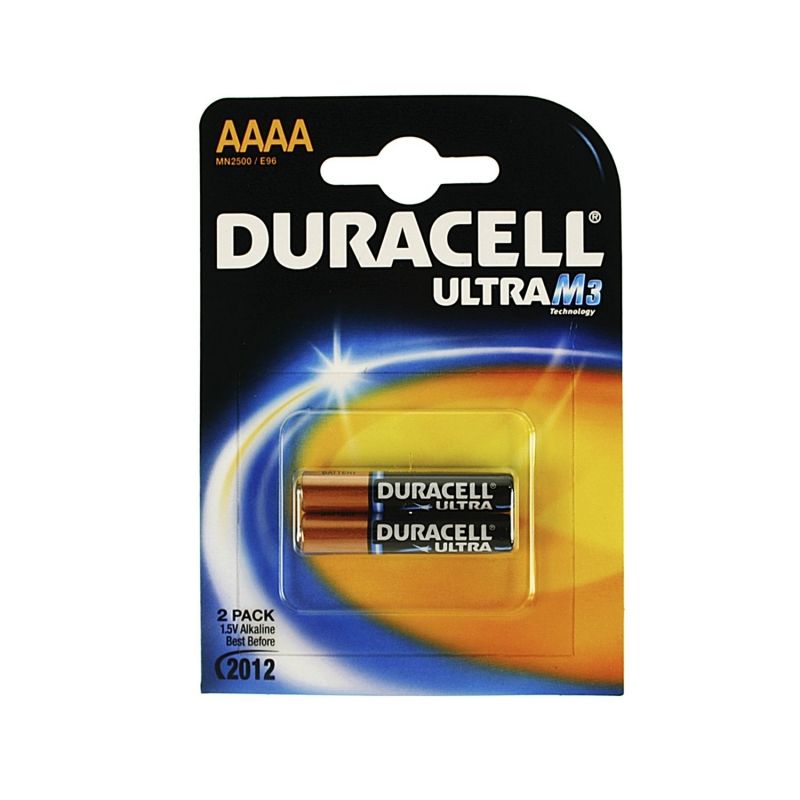 Pack de 2 Pilas AAAA Duracell Ultra MX2500/ 1.5V/ Alcalinas