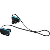 Auriculares Inalámbricos Deportivos Elbe ABT-038-DEP/ con Micrófono/ Bluetooth/ Azules y Negros
