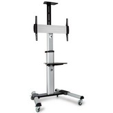 Soporte de Suelo Inclinable/ Orientable con Ruedas Fonestar STS-4064P para TV de 37-70'/ hasta 50kg