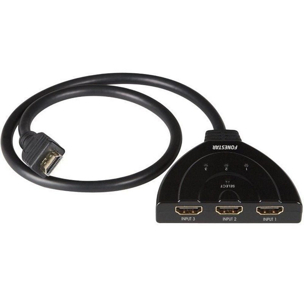 Splitter HDMI 3 en 1 Fonestar FO-373/ 3xHDMI