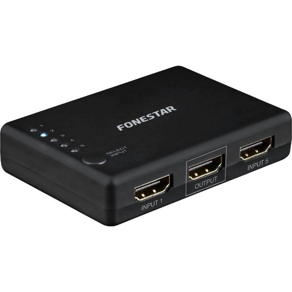 Conmutador HDMI Fonestar FO-22SW51/ 5 Entradas-1 Salida
