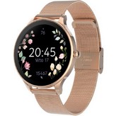 Smartwatch Forever Velora SB-306/ Notificaciones/ Frecuencia Cardíaca/ Oro Rosa