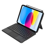 Funda con Teclado Gecko V10KC61-ES para Tablet iPad 2022 de 10.9'/ Negra