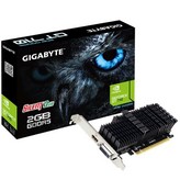 Tarjeta Gráfica Gigabyte GeForce GT 710 Silent/ 2GB DDR5/ Compatible con Perfil Bajo