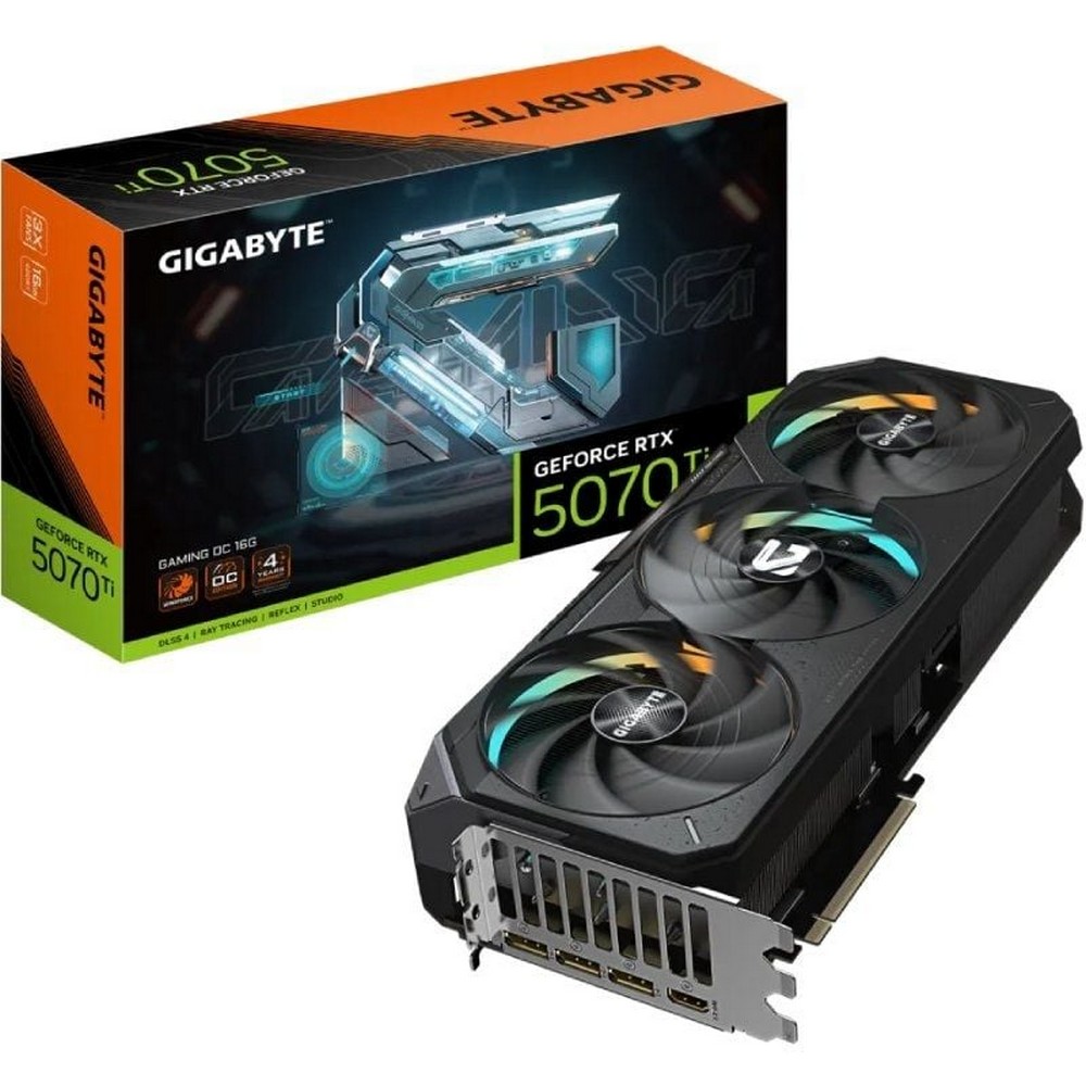 Tarjeta Gráfica Gigabyte GeForce RTX 5070Ti Gaming OC 16G/ 16GB GDDR7