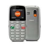 Teléfono Móvil Gigaset GL390 para Personas Mayores/ Gris