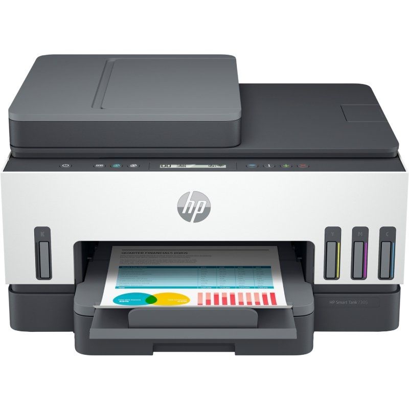 Multifunción Recargable HP Smart Tank 7305/ WiFi/ Dúplex/ ADF/ Blanca - Ítem