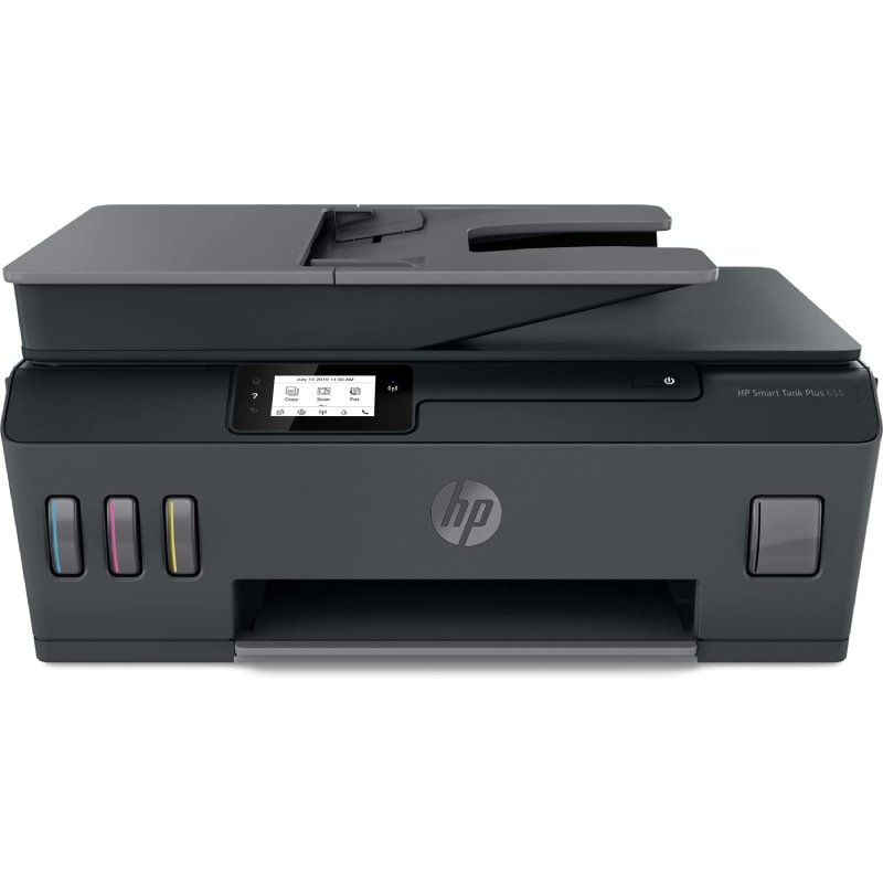 Multifunción Recargable HP Smart Tank Plus 655/ WiFi/ Fax/ Negra - Ítem