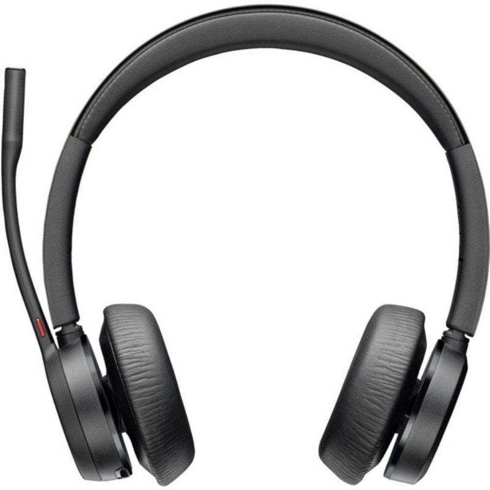 Auriculares Inalámbricos Poly Voyager 4320 + Adaptador BT700 + Base de Carga/ con Micrófono/ Bluetooth/ Negros