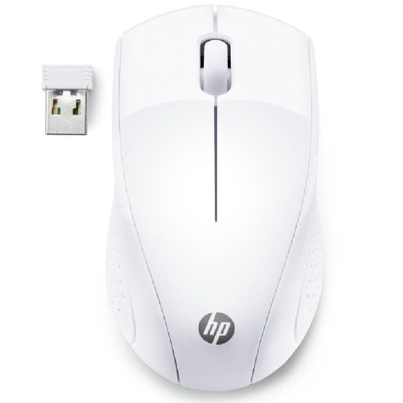 Ratón Inalámbrico HP 220/ Hasta 1600 DPI/ Blanco Nieve - Ítem