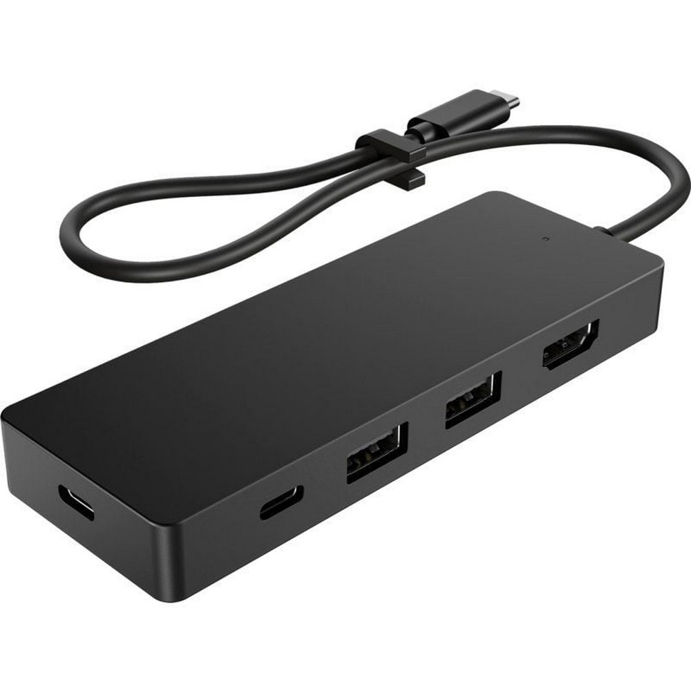 Docking USB Tipo-C HP G3/ 2xUSB/ 1xUSB Tipo-C/ 1xHDMI 4K/ 1xUSB Tipo-C PD/ Negro