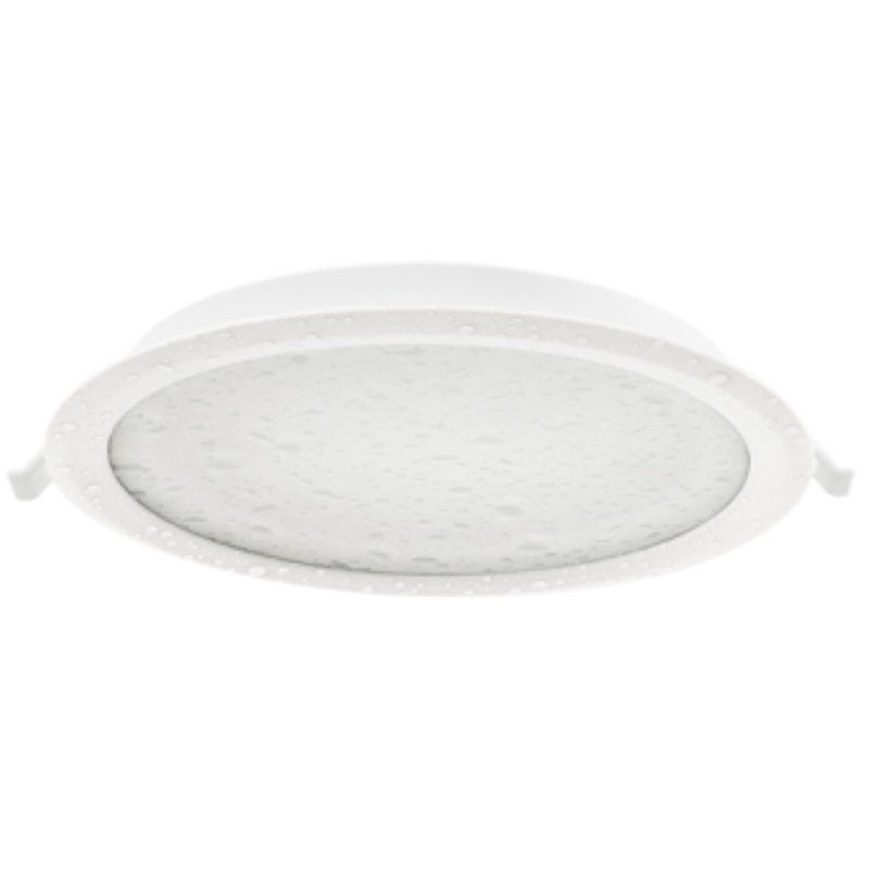 Downlight Iglux IG-54-7R-F/ Circular/ Ø115 x 29.5mm/ Potencia 7W/ 640 Lúmenes/ 6000ºK/ Blanco